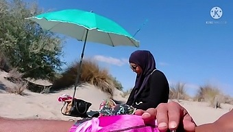 Surprised A Muslim Man At The Beach With My Exposed Penis!