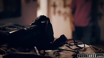 Interracial Encounter With A Taboo Model And A Photographer