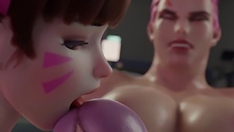 Cartoon Shemale Fucks Zarya In Hd