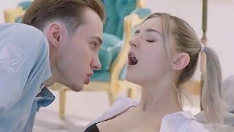 Russian Schoolgirl Eval Elfie Gets Seduced By Boy With A Boner In A Romantic Video