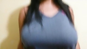 Amateur Latina With Perfect Breasts Bounces And Showcases Her Assets