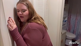Surprised And Filled With Cum By A Chubby Roommate