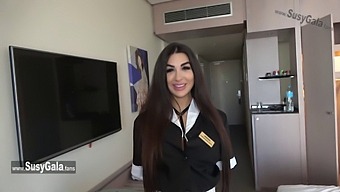 Spanish Hotel Room Pov With Susy Gala And Nick Moreno'S Impressive Member