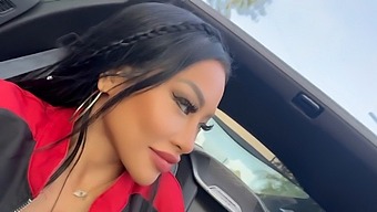 Public Sex With A Brunette And A Well-Endowed Partner