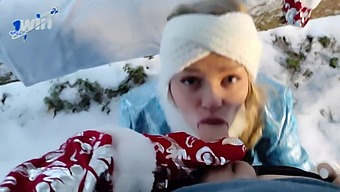 Hd Pov Video: A Romantic Winter Fantasy With A Stunning Blonde