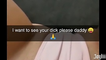 Teen Girl'S Snapchat Flirtation With Her Friend'S Father Leads To A Climax