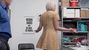 Police Officer Pleasures Voluptuous Milf In His Workplace