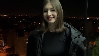 Russian Teen Gets Rough Oral And Handjob From Local Stud