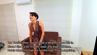 A Tourist In Brazil Engages In Sexual Activity With A Attractive Woman With Short Hair