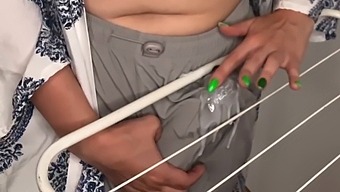 Stepdad'S Cock Rubbing On Clothes Dryer In Dirty Homemade Video