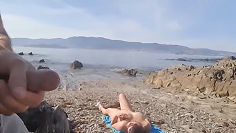 A Daring Display Of Exhibitionism Leads To A Steamy Encounter With A Nudist Milf On The Beach