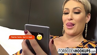 Blonde Bombshell Gets Facial After Intense Blowjob