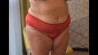 A Voluptuous Woman Indulges In Anal Fingering And Achieves A Solo Climax In A Hotel Room