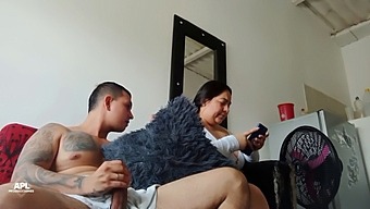 I Pleasure Myself While Observing My Stepsister'S Buttocks, And When She Stumbles Upon Me With My Erection, She Craves To Straddle It