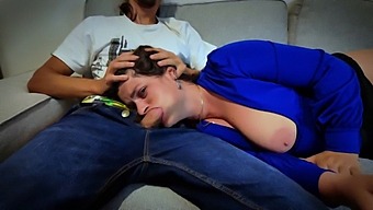 Stepson Gives A Deep, Rough Blowjob To Stepmom!