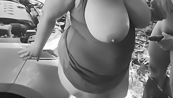 Steamy Encounter Between Young Man And Seductive Stepmom In Car