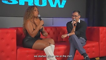 Carla Morelli Is A Colombian Beauty With An Amazing Ass And She Gets Two Cocks In Juan Bustos’ Show.
