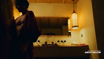 A Romantic Evening In Our Hotel Room Ended Up In A Hot Intimate Experience.