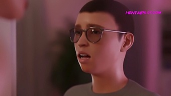 3d Animirani Hentai Z Mačeho, Ki Pomaga Na Več Načinov.